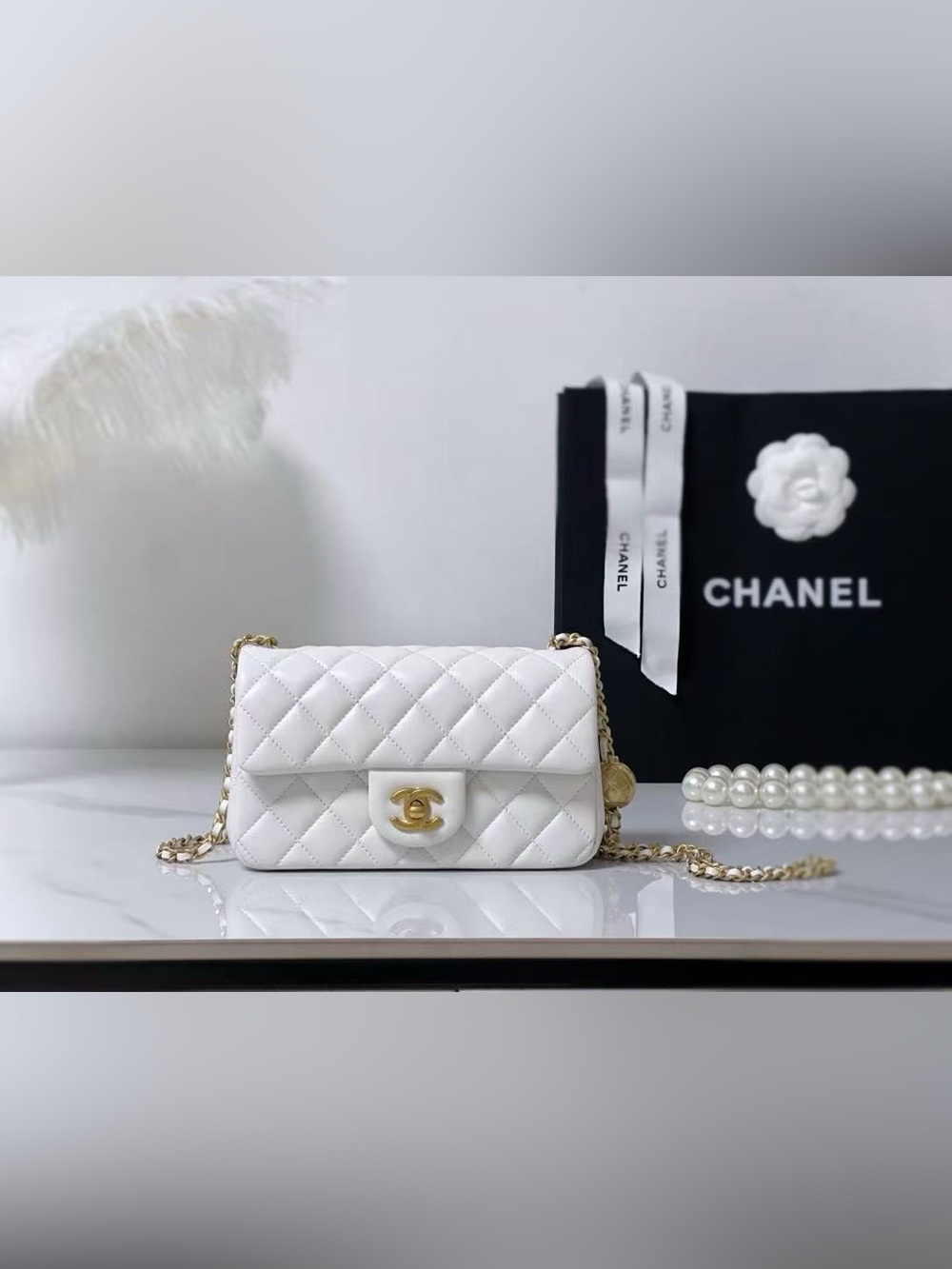 Chanel Pearl crush Mini Flap Bag